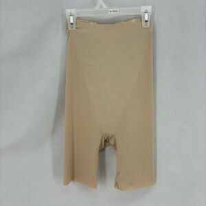 SPANX women’s medium OnCore High-Waisted Mid-Thigh Shorts shapewear tan